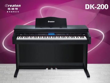 Piano digital DK-200B con pantalla LCD incorporada