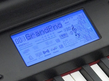 Piano digital DK-200B con pantalla LCD incorporada