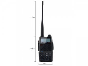 Radio con visualización de frecuencia de banda dual ZT-V9 