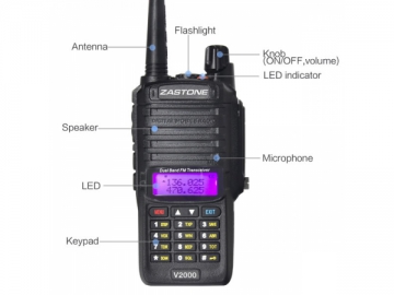 Radio resistente al agua ZT-V2000