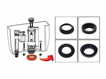 Junta para cisterna de inodoro<br /><small> Accesorios para inodoro</small>