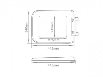 <strong>Asiento de inodoro</strong> PP