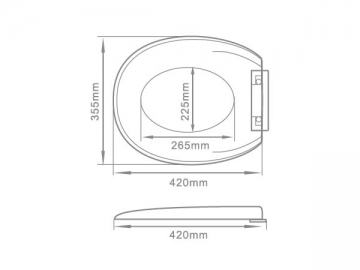 <strong>Asiento de inodoro</strong> PP