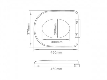 <strong>Asiento de inodoro</strong> PP