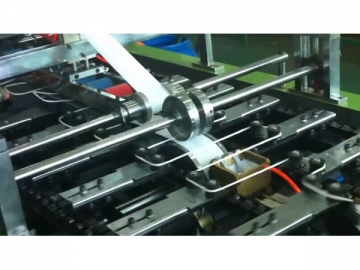 Máquina convertidora de papel-fabricación de asas