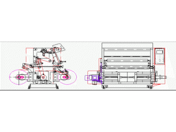 Maquina de impresión de alta velocidad por rotograbado DNAY800B/1100B