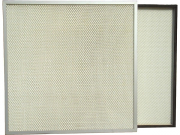 Filtro HEPA <br/><small>(filtro de pliegues pequeños)</small>