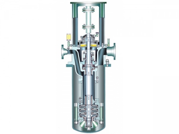 Bomba VS6 API610  <small>(Bomba centrífuga multietapa, modelo TDY)</small>