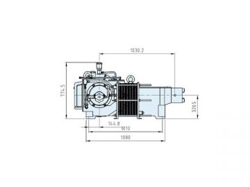 Bomba de agua de ultra alta presión <span>500TJ3</span>