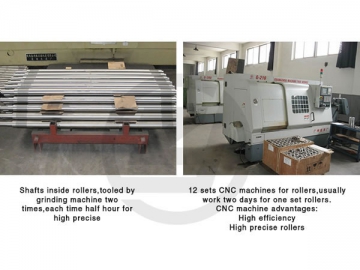 Máquina perfiladora de paneles para estantes / Máquina para fabricar paneles para estantes