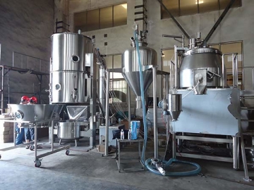 Línea de producción de dosis sólidas