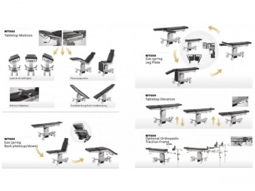 Mesa para cirugía manual / hidráulica RC-MT600