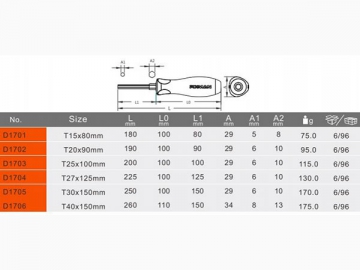 Destornillador torx