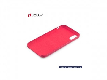 Funda protectora de cuero para iPhone X