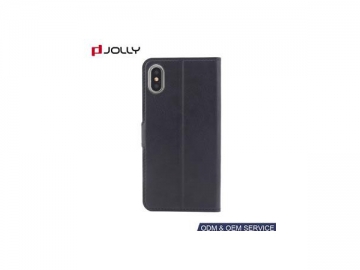 Funda flip cover para iPhone X