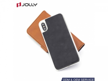 Funda con ranura exterior para iPhone X