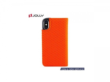 Funda protectora de malla tejida para iPhone X