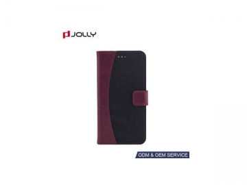 Funda libro protectora de cuero para Huawei Y5/Y6