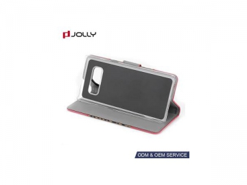 Funda protectora con ventana para Samsung Galaxy Note 8