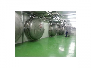 Liofilizador industrial al vacío, equipo de liofilización de gran capacidad BLK2000kg