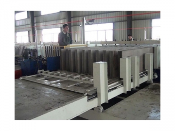 Planta de producción para paneles de pared de construcción TYF-16B (tipo fijo, pared de placas de silicato cálcico, paneles de hormigón reforzados con fibra de vidrio GRC)